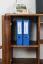 Schreibtisch Kiefer massiv Vollholz Eichefarben 003 - Abmessung 74 x 136 x 55 (H x B x T)