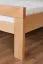 Doppelbett "Easy Premium Line" K8/1, 180 x 200 cm Buche Vollholz massiv Natur