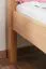 Kinderbett / Jugendbett Buche massiv Vollholz natur 117, inkl. Lattenrost - Abmessung 80 x 200 cm (B x L)