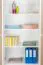 Garderobenschrank Kiefer massiv Vollholz weiß - Abmessung 195 x 84 x 42 cm
