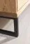 Vitrine Manaus 01, Farbe: Natur, Eiche teilmassiv – 207 x 90 x 38 (H x B x T)