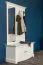 Schuhschrank Gyronde 30, Kiefer massiv Vollholz, weiß lackiert - 53 x 112 x 44 cm (H x B x T)