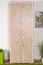 Schrank Cianjur 12, Farbe: Eiche / Weiß - Abmessungen: 209 x 80 x 40 cm (H x B x T)