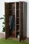 Drehtürenschrank / Kleiderschrank Selun 05, Farbe: Eiche Dunkelbraun - 197 x 90 x 53 cm (H x B x T)