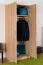 Garderobenschrank, Farbe: Eiche Sonoma - 201 x 80 x 53 cm (H x B x T)