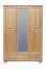 Mehrzweckschrank Kiefer, Farbe: Natur 190x120x60 cm Abbildung
