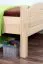 Bettrahmen für Kinder / Kinderbett 90 x 200 cm | Massivholz: Buche | Natur Lackiert Abbildung