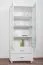 Kleiderschrank, Farbe: Weiß 195x80x50 cm Abbildung