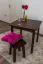 Küchentisch 75x75 cm Kiefer massiv, Farbe: Nuss Abbildung