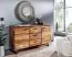 Sideboard, Farbe Sheesham, teilmassiv - Abmessungen: 82 x 145 x 45 cm (H x B x T)