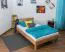 Bett 120 x 200 cm Kernbuche massiv geölt