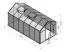 Gewächshaus Endivie L10, HKP 6 mm, Grundfläche: 9,50 m² - Abmessungen: 430 x 220 cm (L x B)