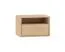 Nachtkommode hängend | 1 Schublade | Farbe: Eiche Mavelie | 1 offenes Fach | Push-to-open Funktion | 45 x 33 x 30 cm | Soft-Close Funktion | für Schlafzimmer