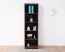 Regal Mojokerto 14, Farbe: Walnuss / Schwarz - Abmessungen: 194 x 70 x 39 cm (H x B x T)