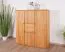 Hohe Kommode Kapiti 21 mit Soft Close System, ausgezeichnete Qualität, Kernbuche Massivholz geölt, Maße: 129 x 111 x 45 cm, vier Türen, eine Schublade