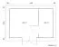 Flachdach-Gartenhaus 3,6 x 5,1 Meter (inkl. Dach) | 3 Fenster | 40 mm Blockbohlen |natur unbehandelt | aus Holz | inkl. Fußboden | aus nordischer Fichte Abbildung