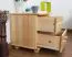 Nachtkommode Natur 55x55x47 (HxBxT) Kiefer massiv, 2 Schublade(n) Abbildung