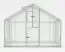 Gewächshaus - Glashaus Radicchio XL9, Wände: 4 mm gehärtetes Glas, Dach: 6 mm HKP mehrwandig, Grundfläche: 8,40 m² - Abmessungen: 290 x 290 cm (L x B)