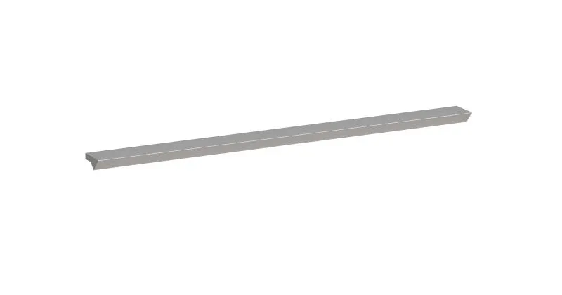 LED-Leiste | 2,12 W | 2 m Kabel | neutrale helle Farbe | Farbe: Chrom | per Fernbedienung steuerbar | Maße: 47,5 x 1 x 3 cm