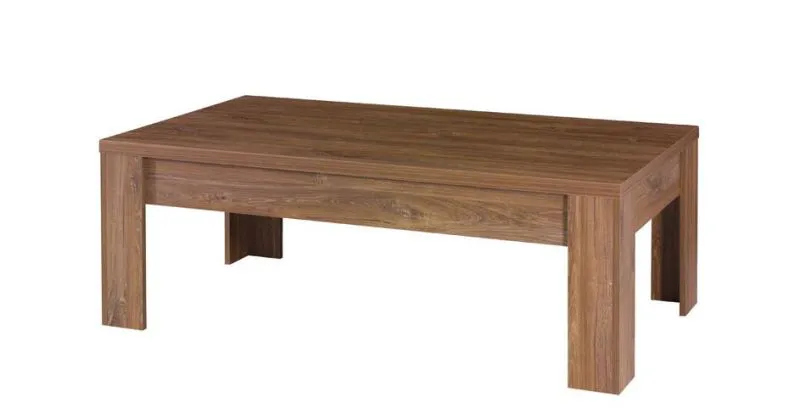 Couchtisch Loungetisch Farbe: Braun 46x135x68 cm, Wohnzimmertisch Beistelltisch Clubtisch Abbildung