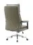 Bürostuhl aus Kunstleder Tawi 02, drehbar und höhenverstellbar, 109-117 x 49 x 71 cm, in Olivgrün, ergonomisch geformte Rückenlehne
