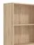 Bücherregal Knide 08, Farbe: Eiche Sonoma, vier Fächer, ABS-Kantenschutz, gut kombinierbar, Maße: 142 x 70 x 24,5 cm, für Wohnzimmer