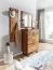 Garderobe aus Sheesham Massivholz, Farbe: Sheesham - Abmessungen: 140 x 40 x 7 cm (H x B x T)