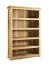 Massives Bücherregal / Regal aus Eiche Floresta 15, Hochwertige Verarbeitung, Natur, geölt, 204 x 133 x 48 cm, natürliche Maserung