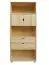 Regal, Küchenregal, Wohnzimmerregal, Bücherregal - 80 cm breit, Kiefer Holz-Massiv, Farbe: Natur Abbildung