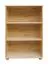 Regal, Küchenregal, Wohnzimmerregal, Bücherregal - 100 cm breit, Kiefer Holz-Massiv, Farbe: Natur Abbildung