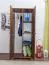 Kleiderschrank 2-türig, Farbe: Eiche 190x80x60 cm Abbildung