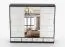 Schiebetürenschrank / Kleiderschrank mit Spiegel | 218 x 250 x 61 cm | Weiß / Schwarz | Lusatian 28 | 3 Türen | 4 Schubladen | 7 Fächer | Zweifarbig