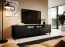 Hängendes TV-Möbel / TV-Schrank Zapopan 129, mit eleganten Design, Farbe: Schwarz, Maße: 42 x 200 x 40 cm, langlebig und stabil, für Wohnzimmer