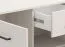 Sideboard / Kommode mit vier Türen Sabas 15, Farbe: Kaschmir, zwei Schubladen, acht Fächer, ABS-Kanten, Maße: 90 x 182,5 x 40 cm, genügend Stauraum