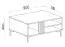 Couchtisch mit modernen Design Niel 14, Farbe: Eiche / Anthrazit - Abmessungen: 40 x 90 x 70 cm (H x B x T)