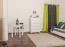 Kommode Kiefer massiv Vollholz weiß lackiert Junco 140 – Abmessung 123 x 80 x 42 cm