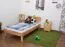 Jugendbett Wooden Nature 01 Kernbuche massiv geölt  - Liegefläche 90 x 200 cm (B x L) 