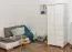Kleiderschrank mit 4 Schubladen, Farbe: Weiß 190x80x60 cm