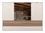 Kleiderschrank mit Spiegel Papauta 16, Farbe: Kaschmir / Eiche dunkel - Abmessungen: 226 x 322 x 60 cm (H x B x T)
