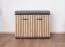 Großer Garderobenschrank Ringerike 05, Farbe: Anthrazit / Eiche Artisan - Abmessungen: 203 x 180 x 32 cm (H x B x T), mit sechs Türen und zwei Schubladen