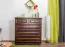 Anrichte, Kiefer massiv, Breite: 100 cm, Farbe: Nuss Abbildung