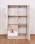 Kinderzimmer - Kommode Fabian 07, Farbe: Eiche Hellbraun / Weiß / Rosa - 130 x 80 x 40 cm (H x B x T)