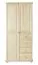 Garderobenschrank Kiefer Vollholz massiv natur - Abmessung 195 x 92 x 59 cm (H x B x T) Abbildung