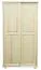 Garderobenschrank Kiefer Massivholz natur - Abmessung 195 x 92 x 59 cm (H x B x T) Abbildung