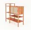 Regal Wellsford 38 Kernbuche massiv geölt - Abmessungen: 123 x 120 x 46 cm (H x B x T)