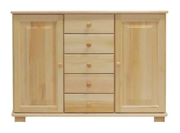 Küchenschrank, Mehrzweckschrank, Anrichte, 118 cm breit Abbildung