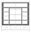 Schiebetürenschrank / Kleiderschrank | mit Spiegel | Hochglanz Weiß | Lusatian 14 | 218 x 203 x 61 cm | 2 Türen | 3 Schubladen | 12 Fächer | eckig