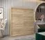 Schiebetürenschrank / Kleiderschrank Jan 04A, Farbe: Eiche Sonoma - Abmessungen: 200 x 180 x 62 cm ( H x B x T)