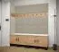 Modernes Wandpaneel Farbe: Beige - Abmessungen: 42 x 42 x 4 cm (H x B x T)