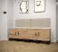 Modernes Wandpaneel Farbe: Beige - Abmessungen: 42 x 42 x 4 cm (H x B x T)